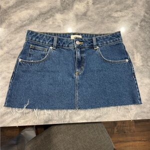 Denim Mini Skirt